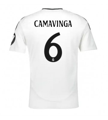 Real Madrid Eduardo Camavinga #6 Replika Hjemmebanetrøje 2024-25 Kortærmet